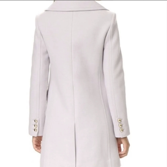 Club Monaco Woman’s Lavender Sogand Wool OverCoat - Picture 5 of 14